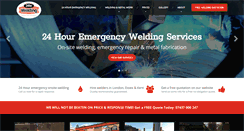 Desktop Screenshot of 24hourwelding.com