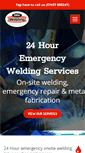 Mobile Screenshot of 24hourwelding.com